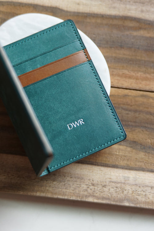 MDK Pocket Organizer Pueblo Ortensia x Buttero Whiskey with Paisley Fabric Lining